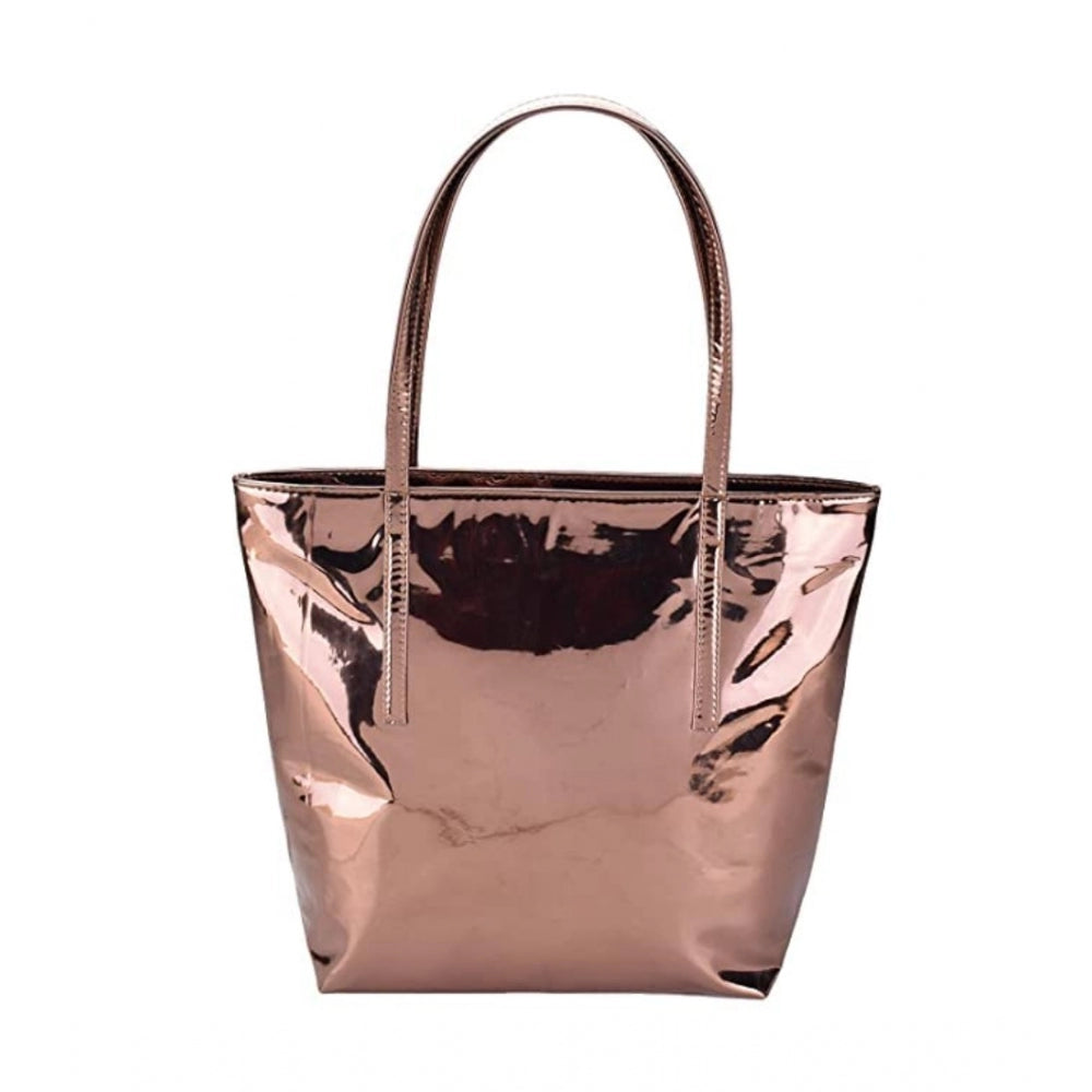 indoraa Women's Synthetic Solid Shoulder Bag (Copper)