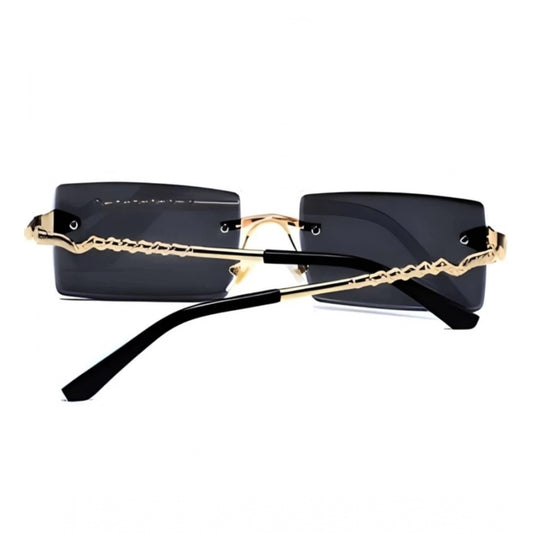 indoraa Classic Unisex UV400 Protection Sunglasses (Black)