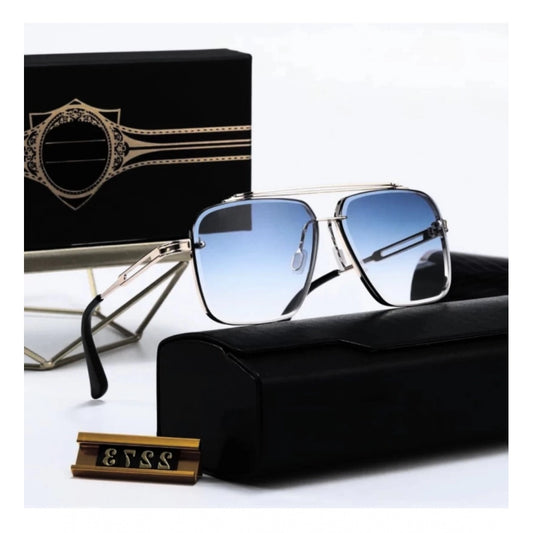 indoraa Classic Unisex UV400 Protection Sunglasses (Blue)