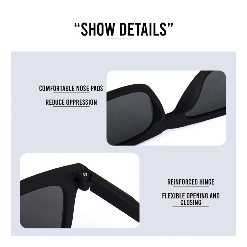 indoraa Pack Of 2 Classic Unisex UV400 Protection Sunglasses (MultiColor)