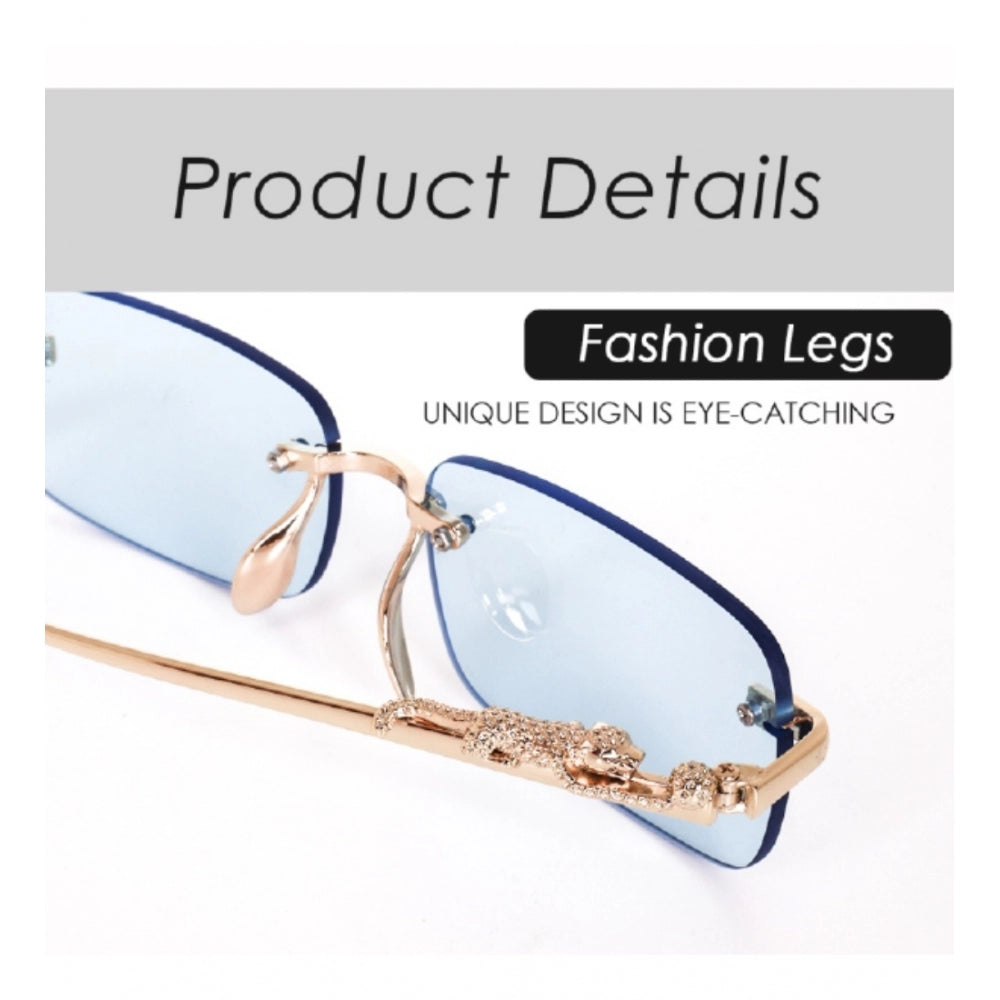 indoraa Classic Unisex UV400 Protection Sunglasses (Gold)