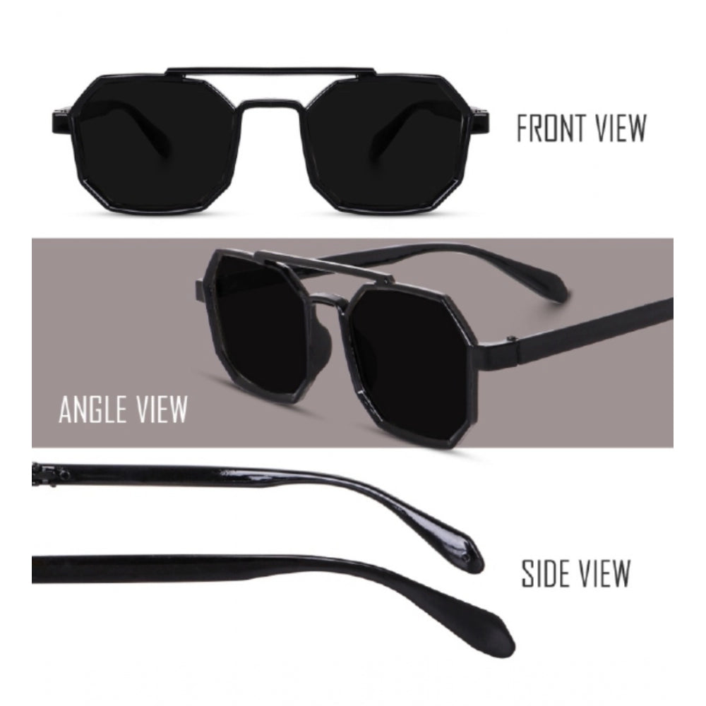 indoraa Pack Of 2 Classic Unisex UV400 Protection Sunglasses (MultiColor)