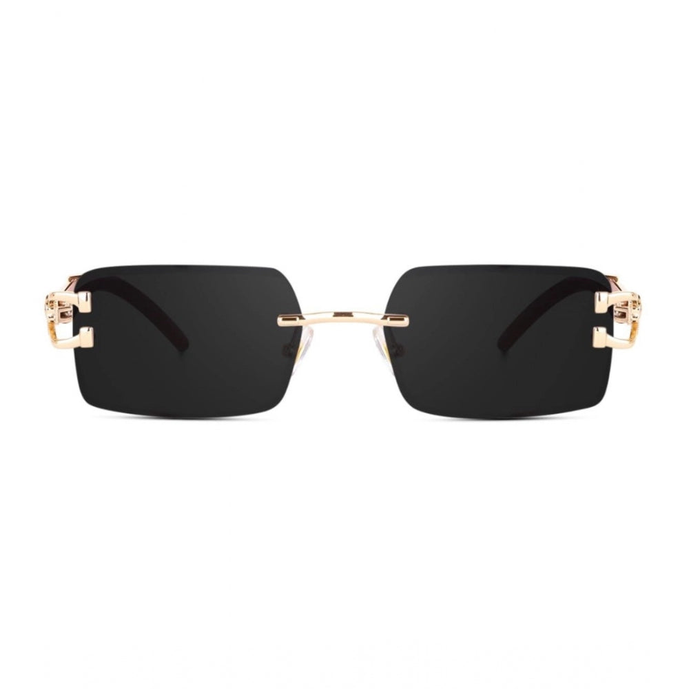 indoraa Classic Unisex UV400 Protection Sunglasses (Black)