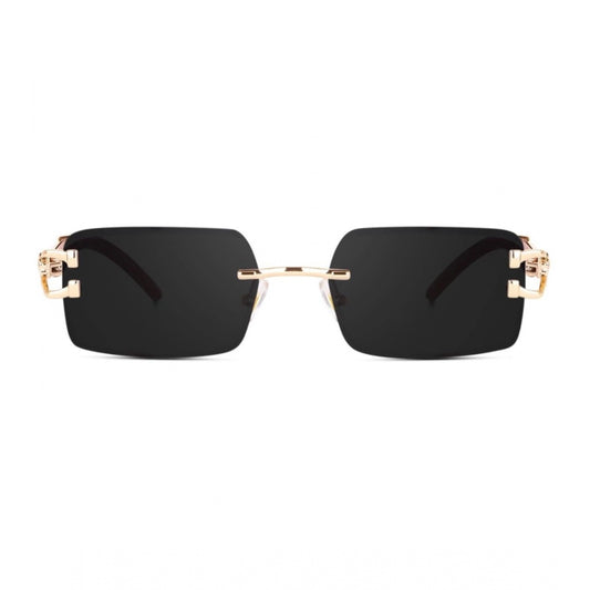 indoraa Classic Unisex UV400 Protection Sunglasses (Black)