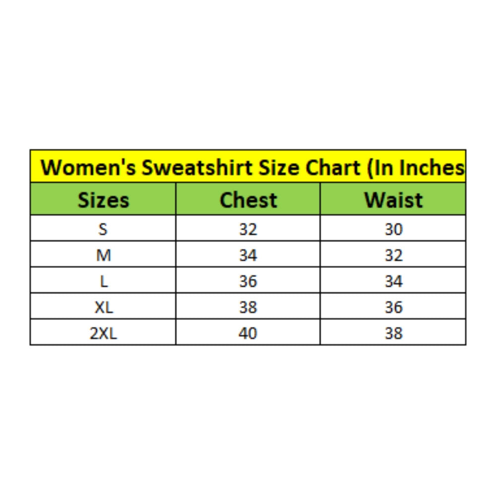 Indoraa Women's Fleece Solid Long Sleeves Sweatshirt (Navy)