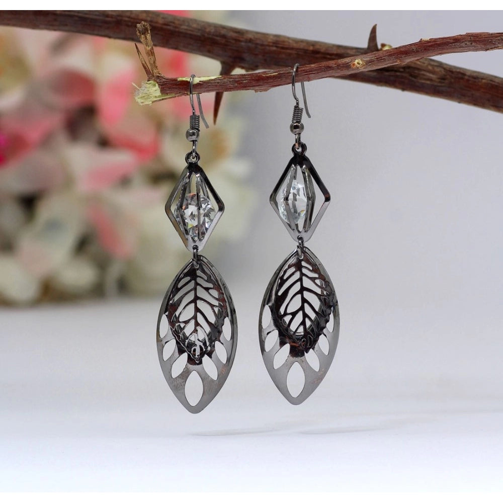 indoraa Women's Black Color Antique Earrings Combo Of 6 Pairs