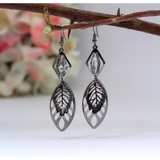 indoraa Women's Black Color Antique Earrings Combo Of 6 Pairs