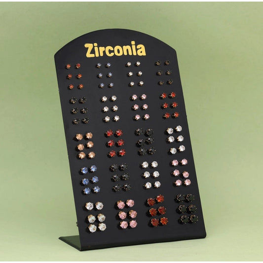 indoraa Women's Assorted Color Stud Earrings Combo Of 60 Pairs