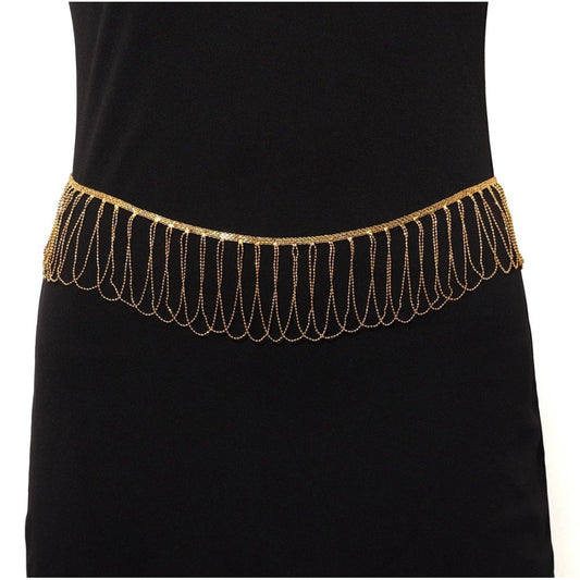 indoraa Women's Gold Plated Kamarband Waist Belt For Women//Girls Adjustable Chain
