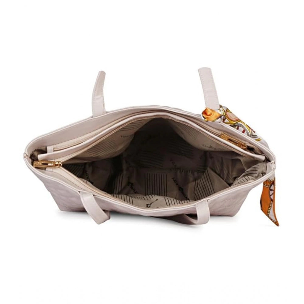 indoraa Women's Polyurethane Textured  Shoulder Bag (lavender)