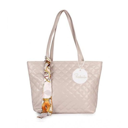 indoraa Women's Polyurethane Textured  Shoulder Bag (lavender)