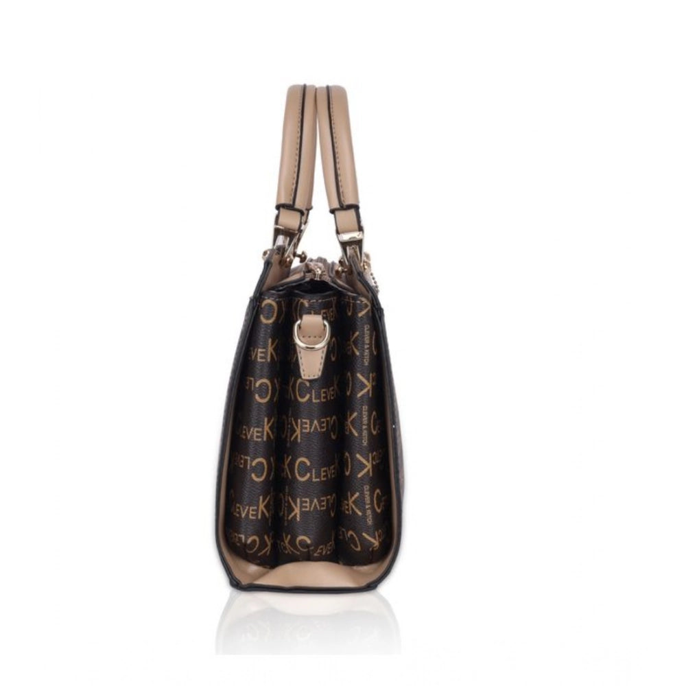 indoraa Women's Faux Leather Printed Handbag (Hilver)