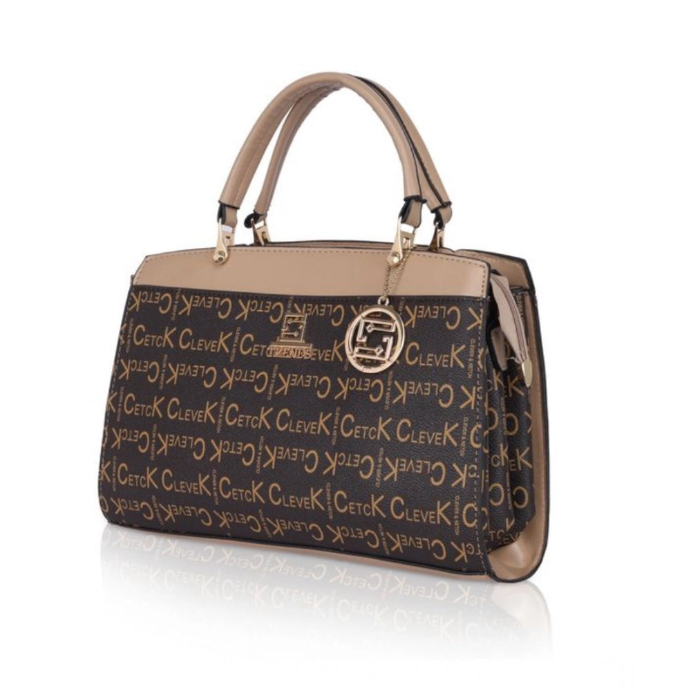 indoraa Women's Faux Leather Printed Handbag (Hilver)