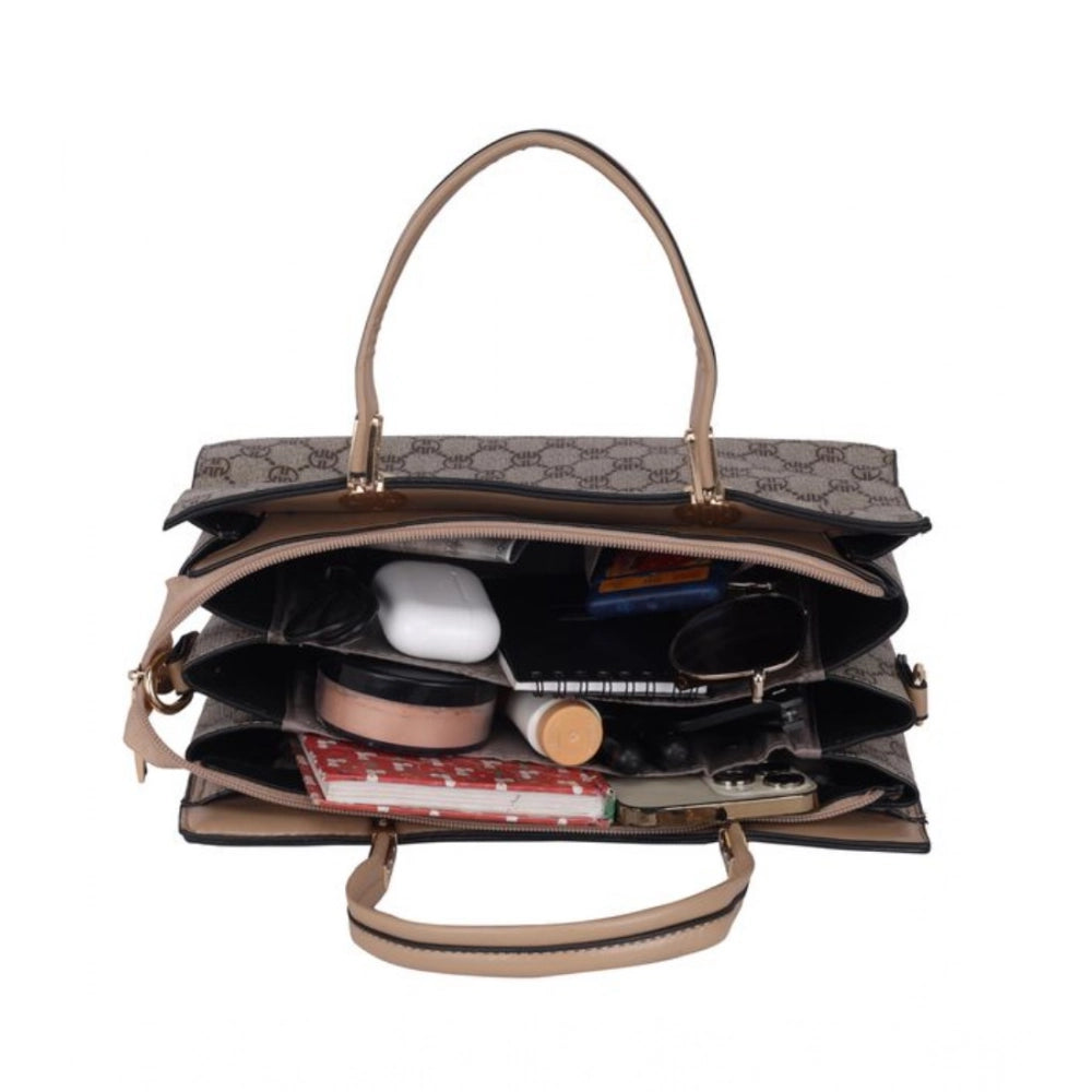 indoraa Women's Faux Leather Printed Handbag (Hilver)