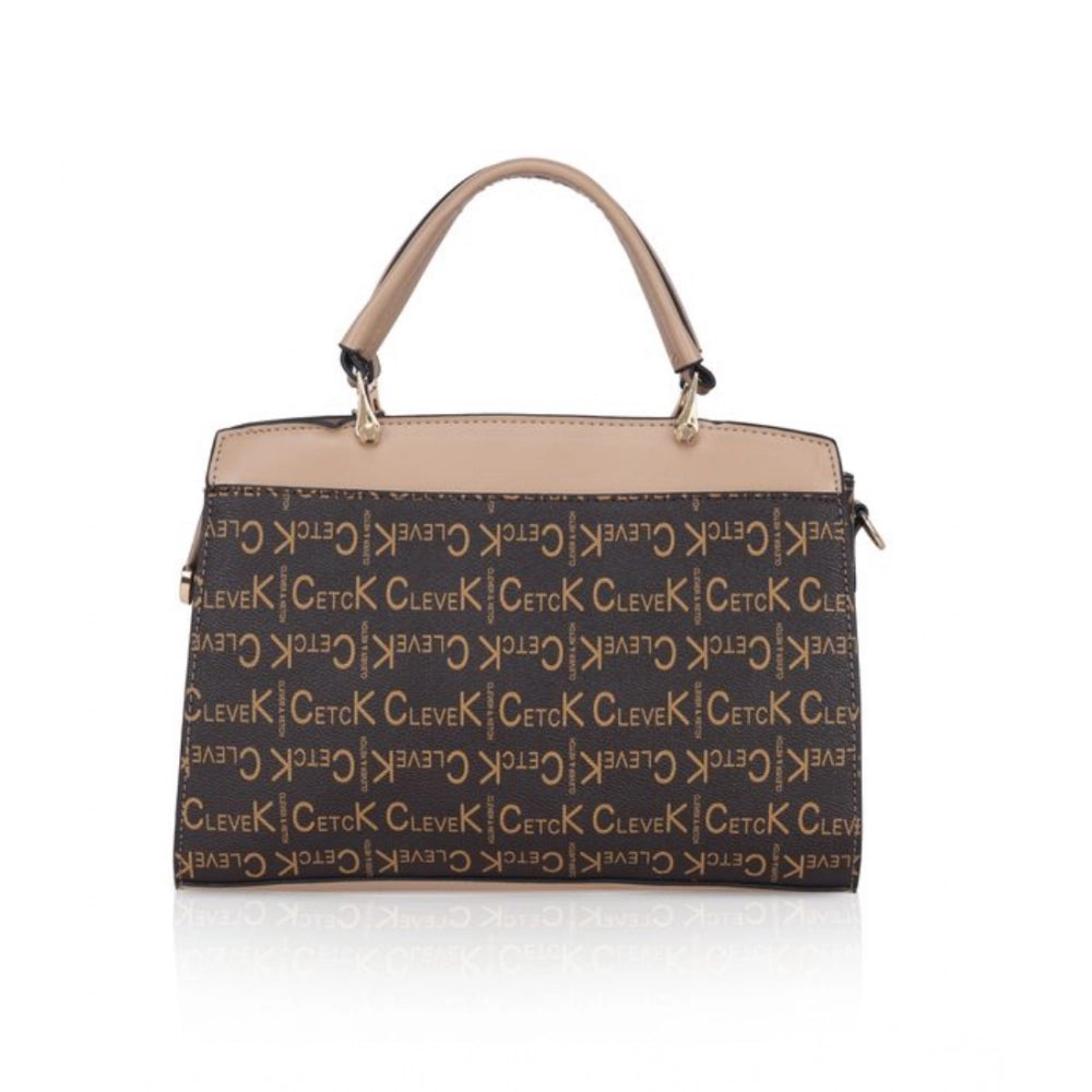 indoraa Women's Faux Leather Printed Handbag (Hilver)