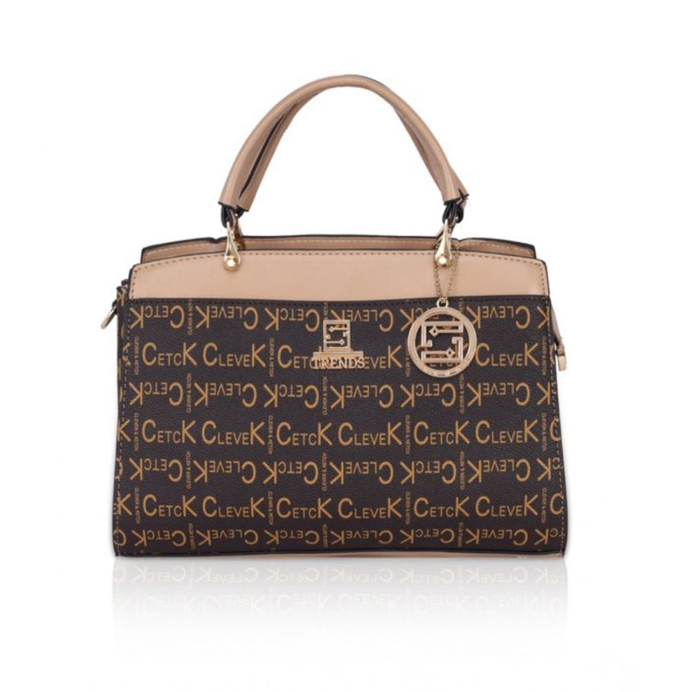 indoraa Women's Faux Leather Printed Handbag (Hilver)
