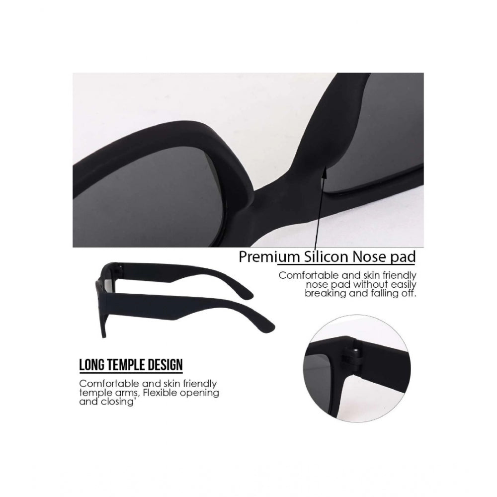 indoraa Pack Of 2 Classic Unisex UV400 Protection Sunglasses (MultiColor)
