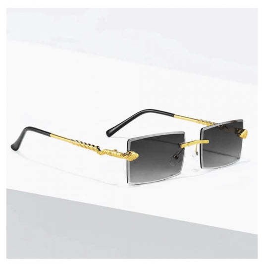 indoraa Classic Unisex UV400 Protection Sunglasses (Black)