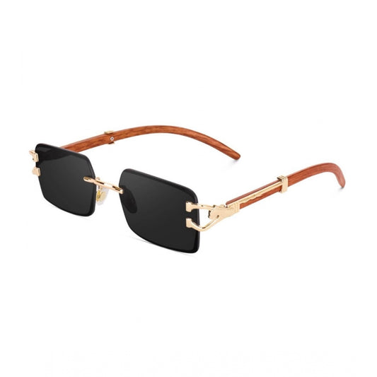 indoraa Classic Unisex UV400 Protection Sunglasses (Black)