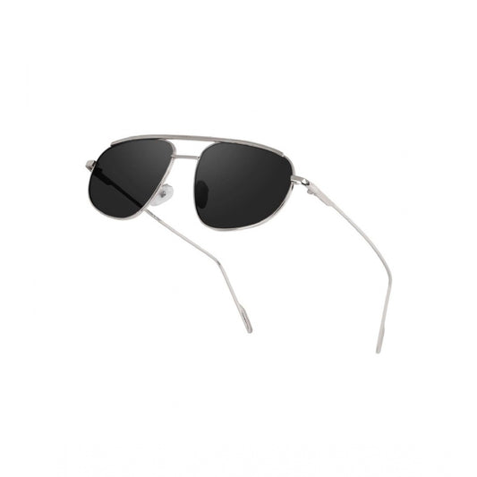 indoraa Classic Unisex UV400 Protection Sunglasses (Silver)