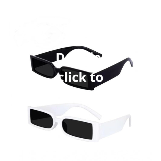 indoraa Pack Of 2 Unisex UV400 Protection Sunglasses (MultiColor)