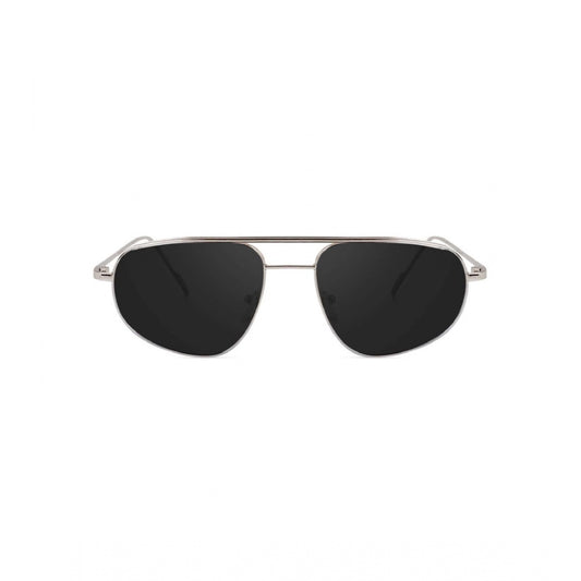 indoraa Classic Unisex UV400 Protection Sunglasses (Silver)