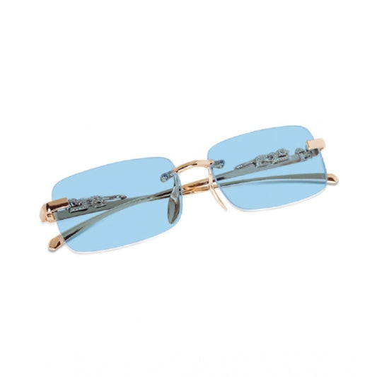 indoraa Classic Unisex UV400 Protection Sunglasses (Gold)